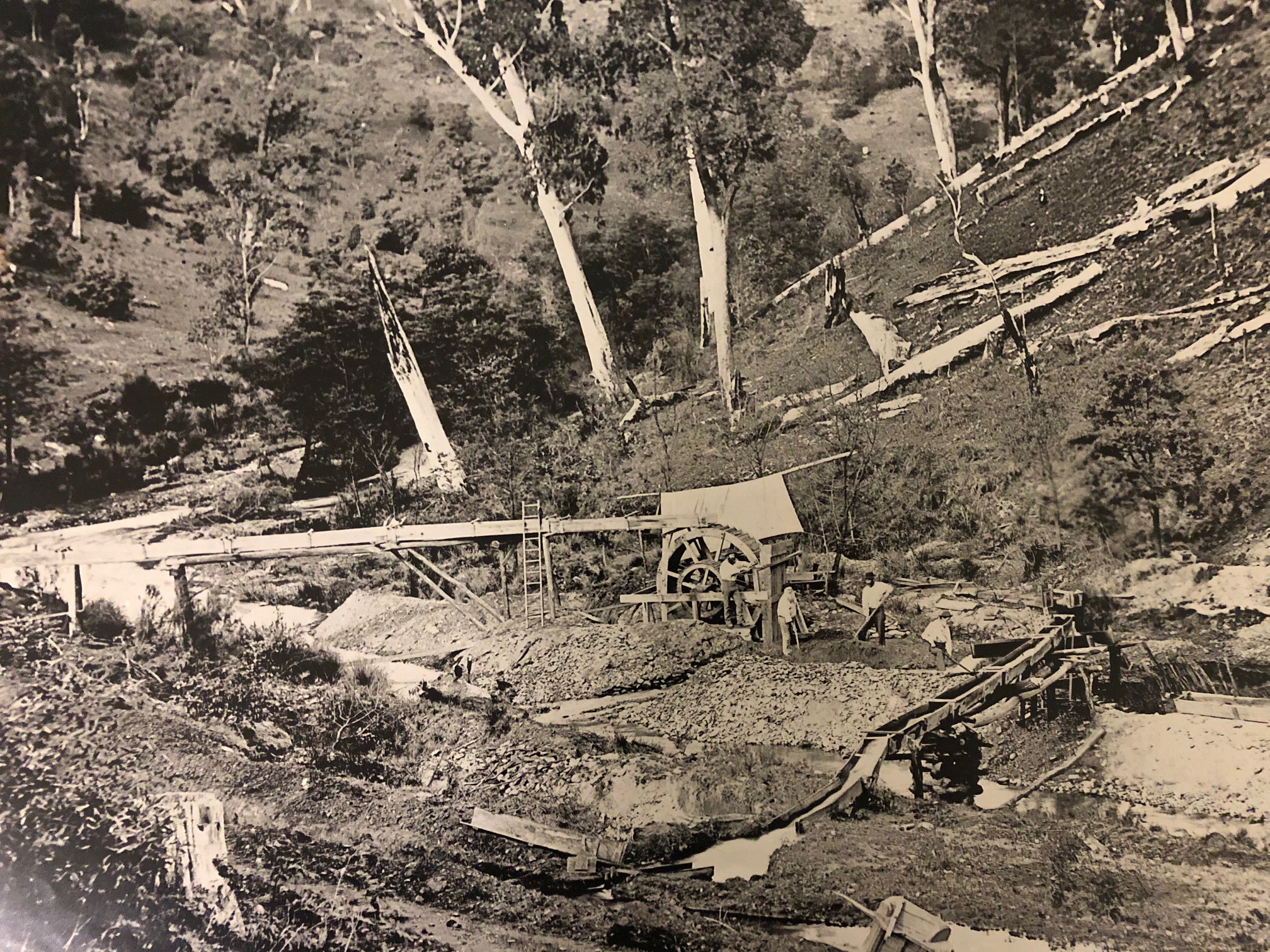 Gold Mining in Upper Thowgla c. 1880s